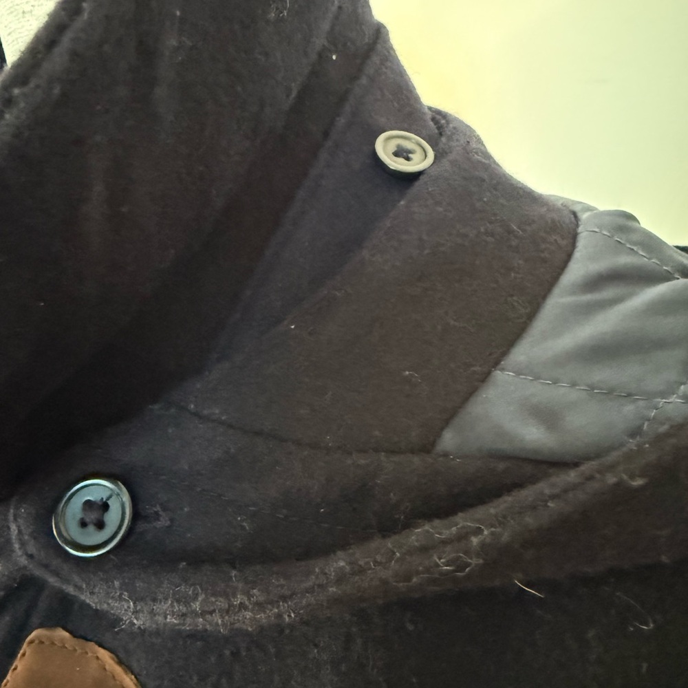NWT -Ralph Lauren navy coat with brown toggles - Picture 5 of 12